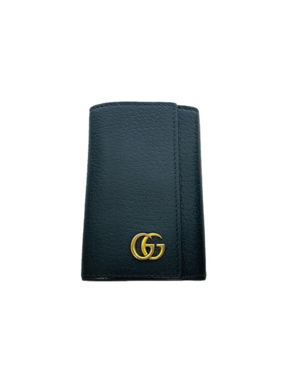 Gucci Key Case Wallet Leather Black